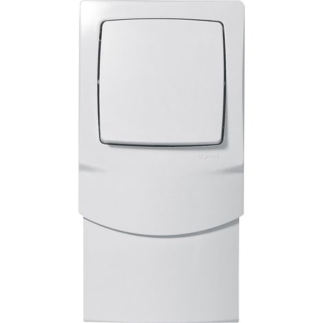 Legrand - Va-et-vient cadre vertical 16mm Appareillage saillie - Blanc