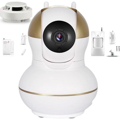 Trade Shop - Alarma Antirrobo Control Remoto Inalambrico Camara Ip Sensor Puerta Ventana - (1/5)