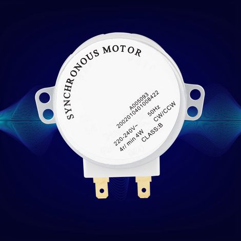 Moteur micro-synchrone TYJ50-8A7, 220-240 V CA, 4 tr/min, rotation horaire/contrainte, pour ventilateur électrique (1/5)