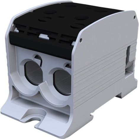 Connecteur de rail fileté STB 95-2 Al/Cu 87520 SIMBLOCK, noir (1/4)