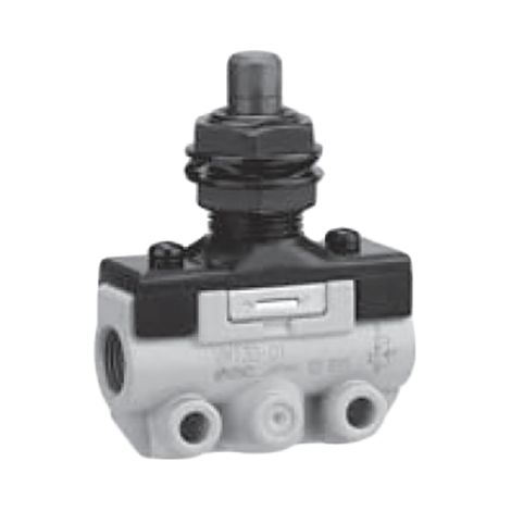 Vanne pneumatique SMC VM100 Plongeur droit Pneumatic Relay, R 1/8, 1/8 ( Prix pour 1 )