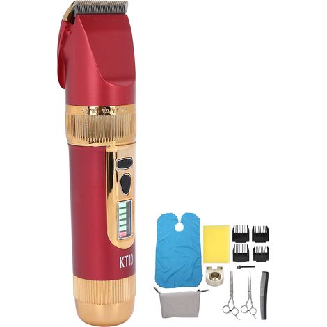 Tondeuse à cheveux rechargeable pour hommes, adaptée aux salons de coiffure, prise standard américaine, 100240 volts. (1/5)
