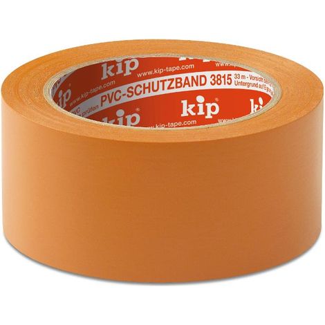 KIP 3815 PVC-Schutzband – glatt, orange 50mm x 33m (36 Rollen) - 3815-65