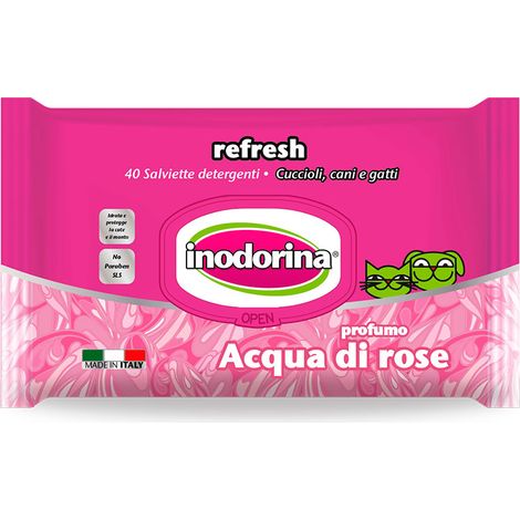 TOALLITA INODORINA ROSAS 40UDS