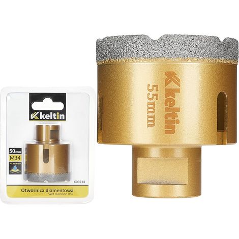 Scie cloche diamantée pour grès cérame 50 mm M14 (60) (1/3)