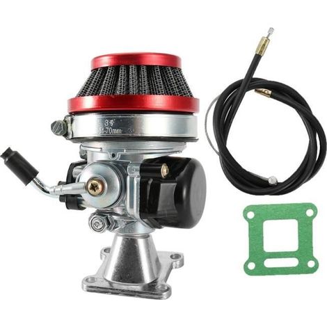 Carburateur 2 temps 49cc – Cable accelerateur, filtre air – Pour pocket bike, ATV – Moteur (1/4)