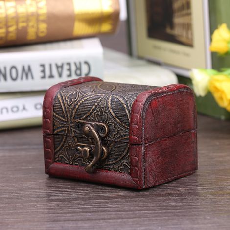 Boîte à Bijoux en Bois avec Tiroir pour Bracelets et Colliers - Coffret de Rangement Élégant (1/5)