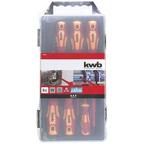 KWB Einhell 49140870 Jeu de 6 tournevis d'électricien isolés 1000V Acier (1/2)
