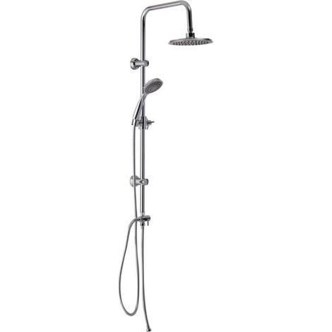 Colonna Doccia Murale Tender Natural Con Soffione e Doccetta - Finitura Cromo (1/2)