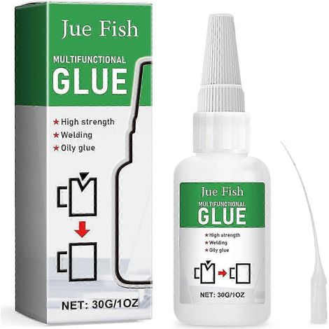 Jue-Fish Colle Multifonctionnelle Liquide Adhésif Patch Sans Couture Imperméable Multifonctionnel Huileux Transparent Sol (1/4)