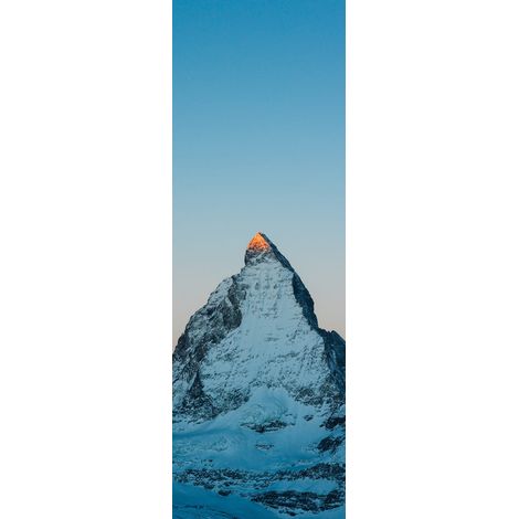 Tableau sur toile sommet ensoleillé 30x97 cm - Impression sur Toile Murale Décorative - Image imprimée en HD sur Toile - Toile sur Châssis en Bois FSC - Fabriqué en France (1/4)