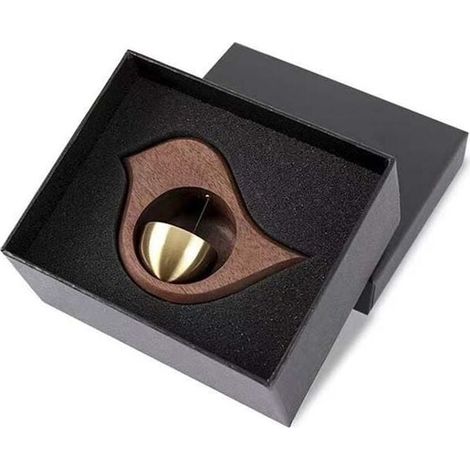 Türklingel mit Saugnapf, japanisches Windspiel, Türerinnerung, Kupferglocke (Vogel)