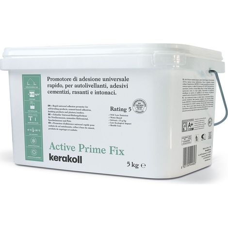 ACTIVE PRIME FIX 1 KG - PROMOTORE DI ADESIONE MONOCOMPONENTE ALL'ACQUA PER AUTOLIVELLANTI INTERNI ED ESTERNI 25 KG - KERAKOLL