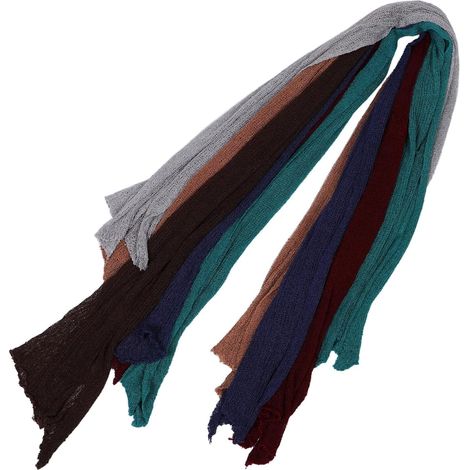 Ensemble photo de 6 pcs pour nouveau-nés garçons, accessoires de photographie pour bébé, couvertures d'emmaillotage unisexes multicolores (1/5)
