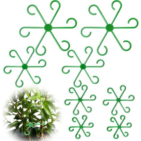 32 supporti per piante, porta piante da interno, 4 diverse misure, supporti riutilizzabili per piante rampicanti (1/5)