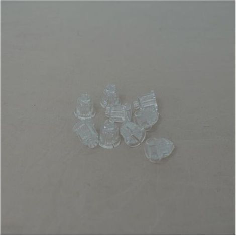 Douille à encliqueter, blanc, plastique