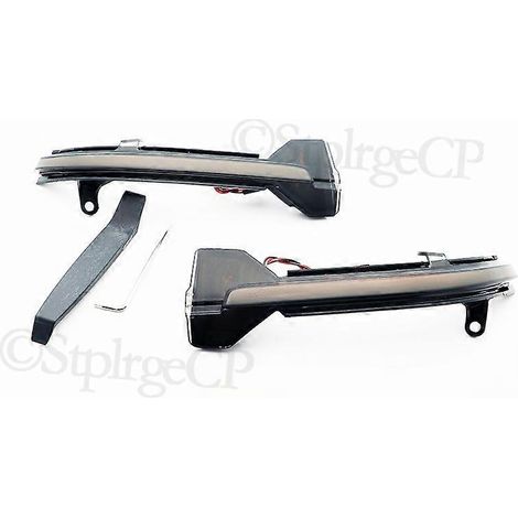 Lot de 2 clignotants dynamiques à LED pour rétroviseurs de BMW Série 5, 6 et 7 (F10, F11, F07, F06, F12, F13, F01). (1/4)