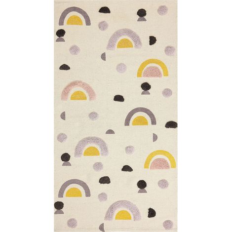 Kinderteppich CURUP Bunt 80 x 150 cm Baumwolle