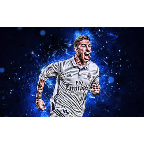 Papier peint panoramique Football - Joueur de Foot - 130 cm x 81 cm (1/2)