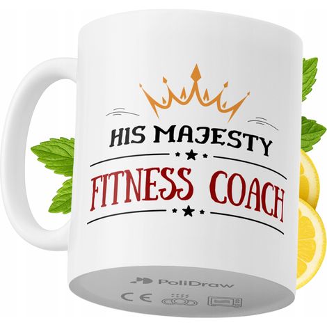 Mug humoristique pour coach sportif, avec un texte amusant et un design graphique original. Idéal pour les anniversaires, les fêtes et les occasions spéciales. Mug premium pour la maison, le bureau et (1/5)