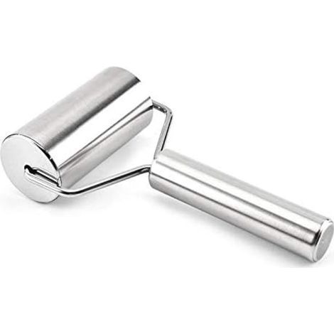 rouleau à pâtisserie en acier inoxydableConçu de manière ergonomique pour la préparation de pâtes, de pizzas et de biscuits. (1/5)