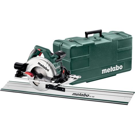 Metabo – Scie circulaire 1200W pour bois dur – Lame 160mm – Profondeur de coupe 55mm – Rail FS160 inclus – 691064000