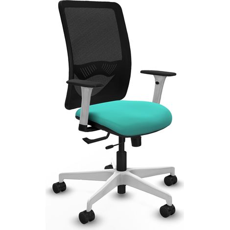 Chaise de bureau piqueras y crespo Zulema blanc soutien lombaire (1/2)