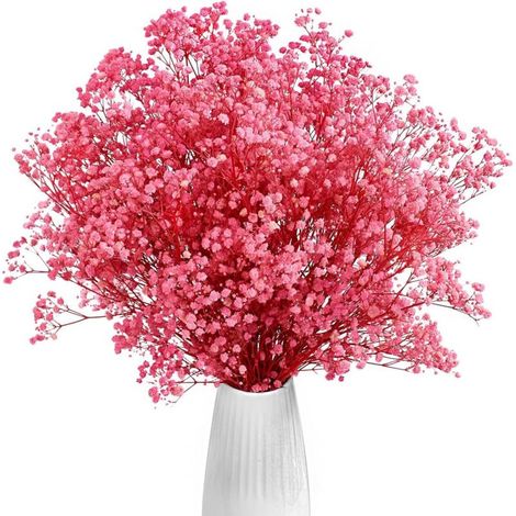 Bardusch-Gypsophile séché rose 42 cm, plus de 3000 boutons floraux, pour mariage, décoration maison, DIY (1/5)