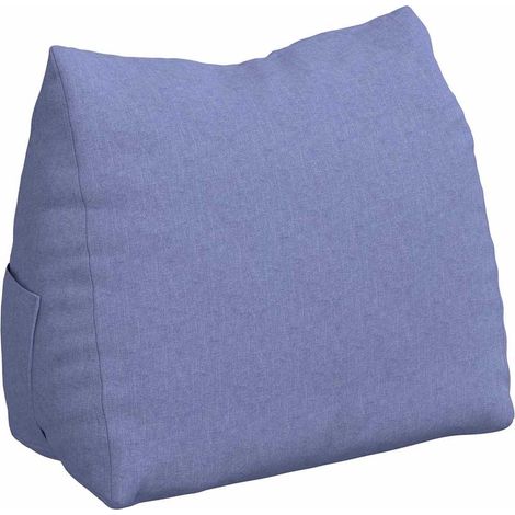 Coussin de Dos Bleu denim 60 x 20 x 50 cm tissu