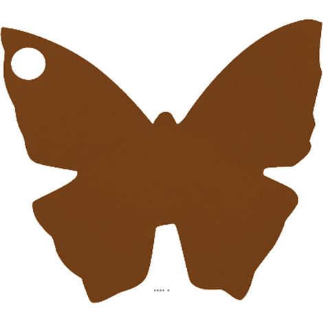 Marque Place x10 Papillon Chocolat 4 x 4 cm - couleur: Chocolat