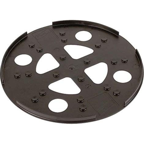 Plaque de protection plastique diamètre 280 mm noir