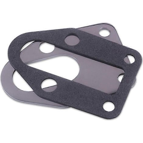 Plaque de blocage chromée pour pompe à carburant automobile, plaque de montage en alliage d'aluminium avec joint pour moteurs SBC 283, 327, 350 et 400 (petit format, livraison directe). (1/5)