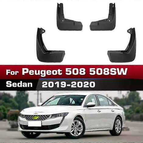 Compatible avec Peugeot 508 berline 508SW 2019-2020 : garde-boue de 4 pièces, accessoires auto. (1/4)