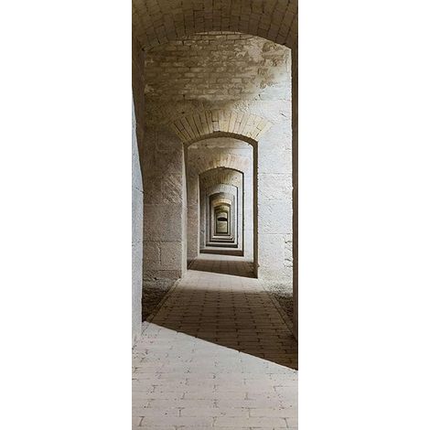 Papier peint - Papier peint autocollant - PVC - Repositionnable - Papier peint mural - Support prêt à coller - Papier peint adhésif - Pour le salon, le bureau, la chambre - 200 x 77 cm (1/5)