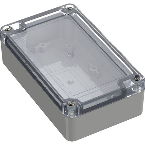 TRU COMPONENTS  TC-10860704 Contenitore universale 125 x 75 x 37.20 ABS-PC Grigio luminescente 1 pz. (1/2)