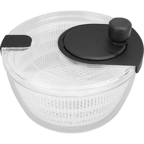 Essoreuse Salade Manuel Transparent Plastique Manivelle – Laveuse Sécheuse Légumes Égouttoir Outil Cuisine (1/5)