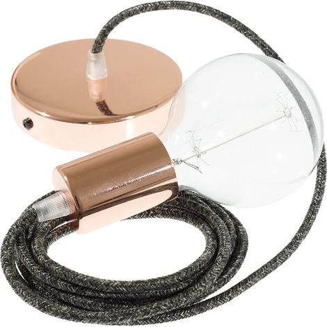 Lampe suspension creative-cables rn03 porcelaine 20 cm (1/3)