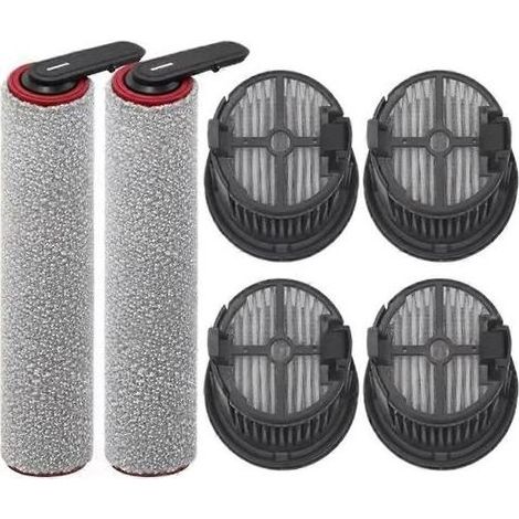 Ensemble de 6 filtres pour brosse rotative compatible avec l'aspirateur eau et poussière Dreame Mova X4 Pro. Pièces détachées pour brosse principale et filtre HEPA. (1/5)