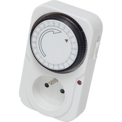 Timer meccanico 24h - 16A - 230V AC - IP20 - Programmazione precisa