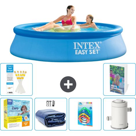 Easy Set Pool Rund - 244x61 cm - 7-teilig S7