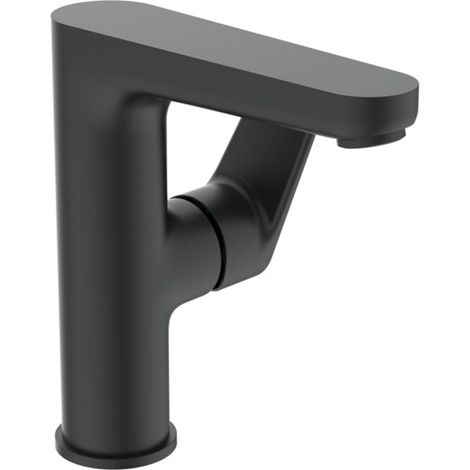 Ideal Standard Grifo de lavabo Cerafine O H155 sin vaciador Salida 135mm Silk Black, BC555XG