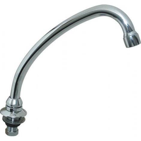 Bocca di erogazione orientabile per lavabo 150x150 mm in ottone cromato - Presto