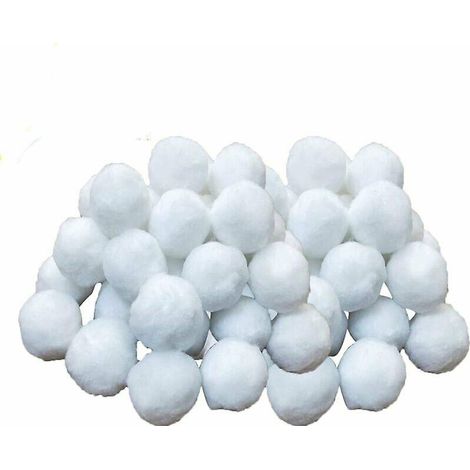 (blanc, 200g) Boules De Filtration Pour Piscine, Boules De Filtration, Filtre  Sable Pour Piscinefiltres  Fibres Pour La Filtration De L'eaufiltre