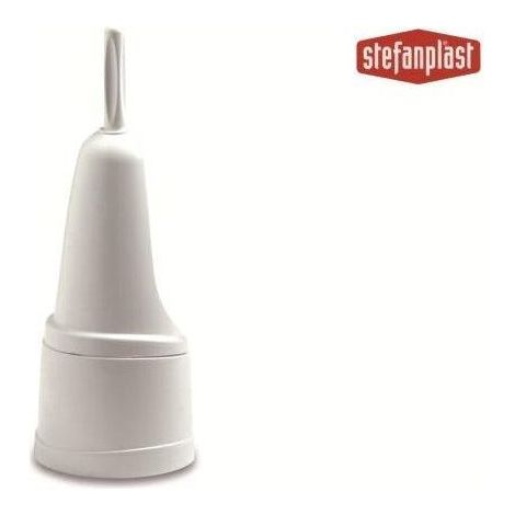 STEFANPLAST PORTE-BROSSE WC NUOVO STORNO, PLASTIQUE, BLANC, 30 X 15 X 40 CM 10540