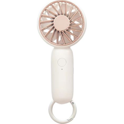 Portable fan - mini portable fan - small fan. White item - pocket fan - handheld fan (1/4)