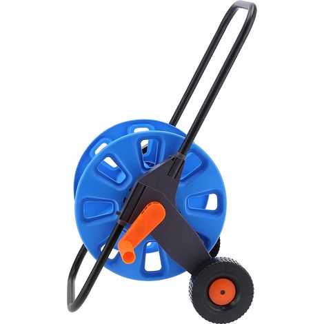 Carrello avvolgitubo a spinta manuale – supporto di stoccaggio portatile – G1/2 50m – giardino