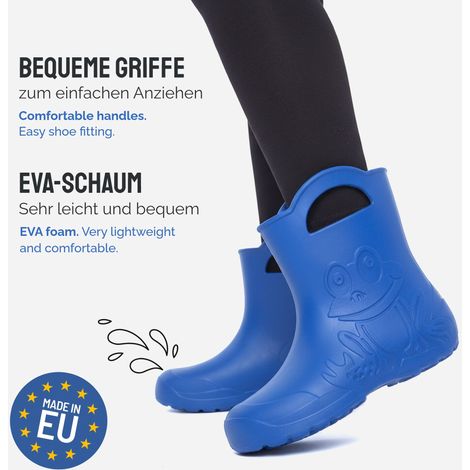 Bottes En Caoutchouc Imperméables Homme Et Femme – Pluie, Jardin, Pêche, Marron T.40