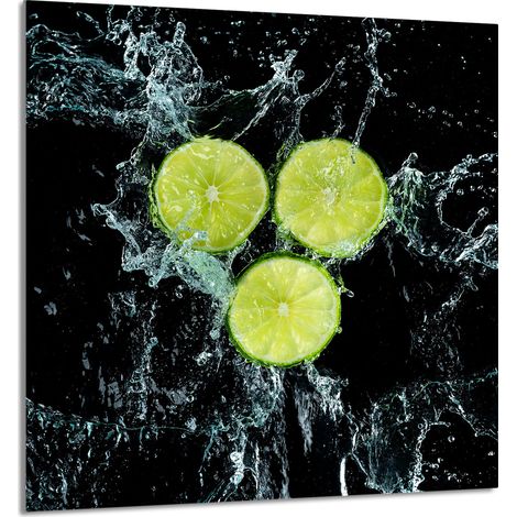 PANNELLO IN VETRO PER CUCINA 60x65 Limone (1/5)