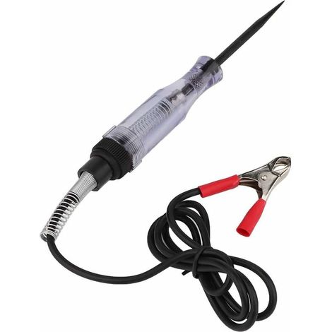 Stylo testeur de circuits automobiles 6-24 V CC avec voyant lumineux et câble de 95 cm pour usage personnel ou commercial-AquaForge
