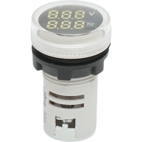 Voltmetro e indicatore di frequenza LED bianco 0-99Hz/50-500V AC Breckner Germany (1/4)